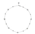 Floating Pearl Station Necklace