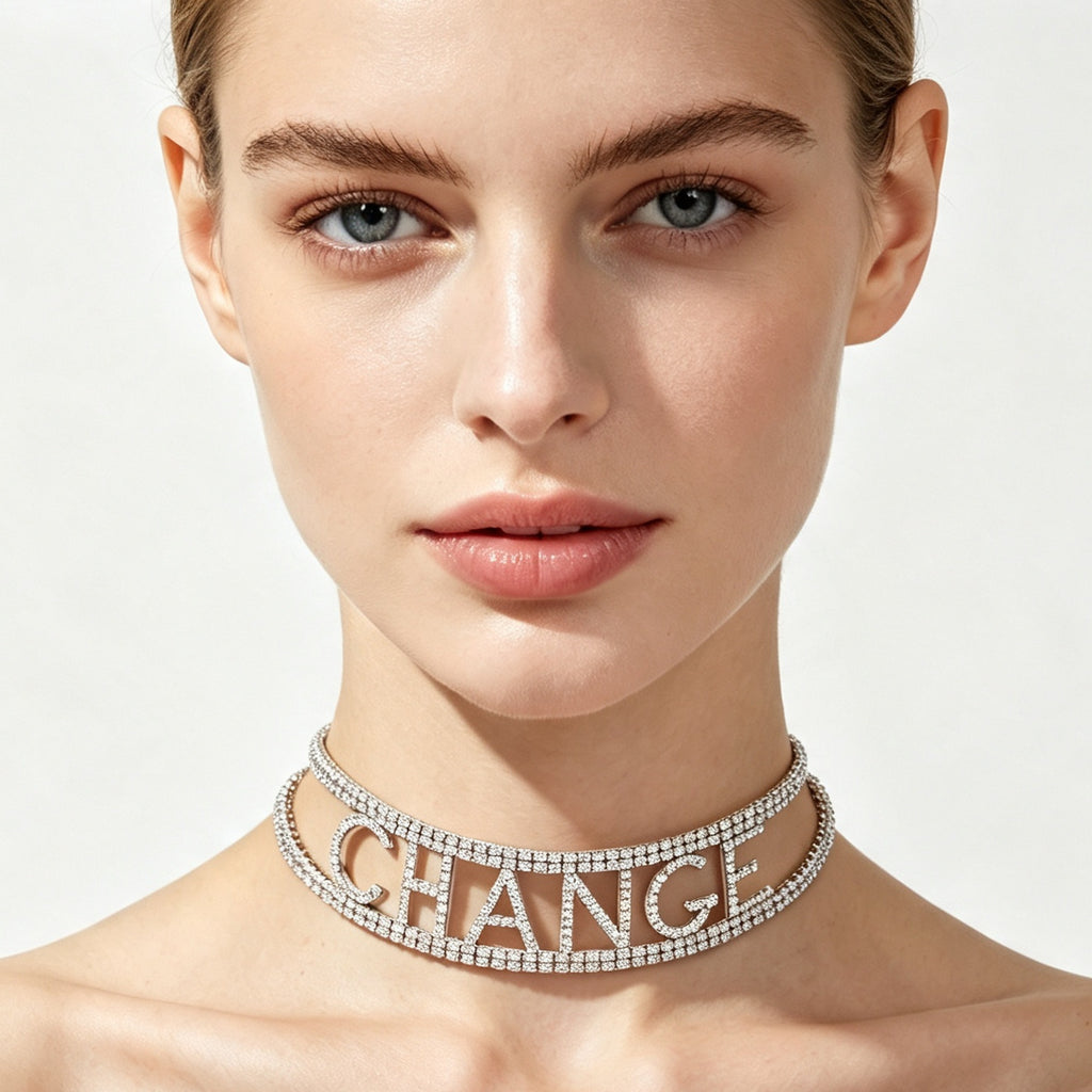 CHANGE Crystal Choker Necklace
