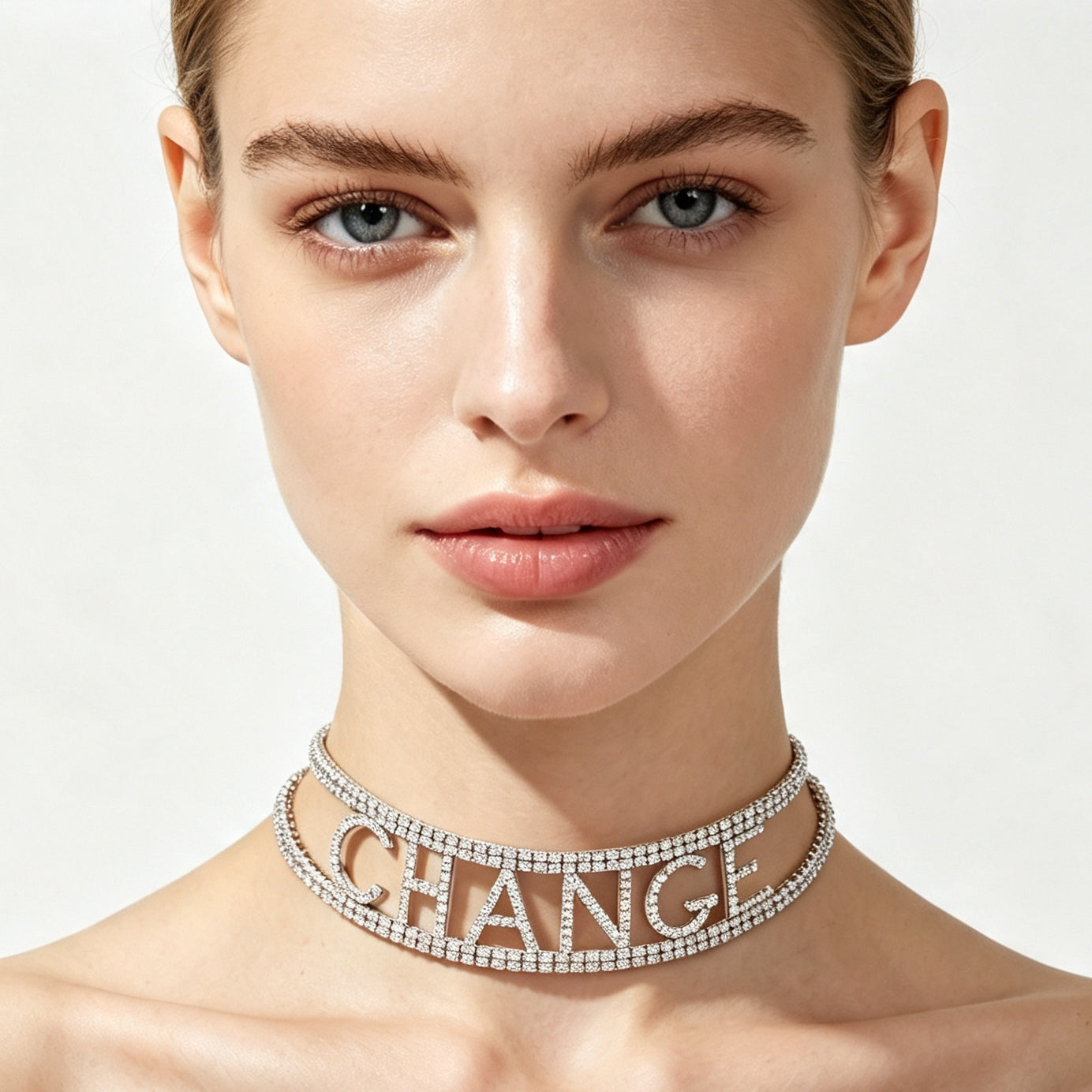 CHANGE Crystal Choker Necklace