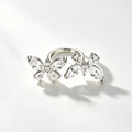 Crystal Butterfly Open Ring
